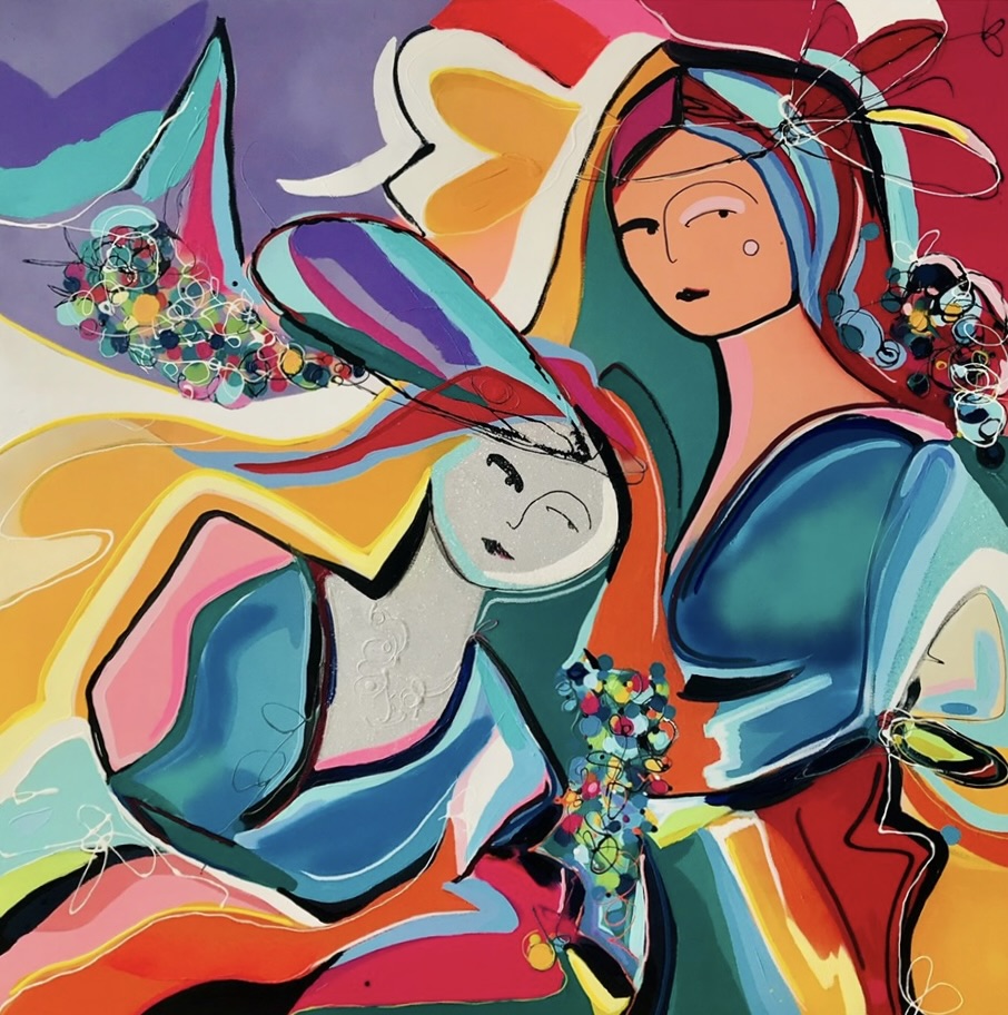 Painting by Carla Negrón — acrylic on canvas