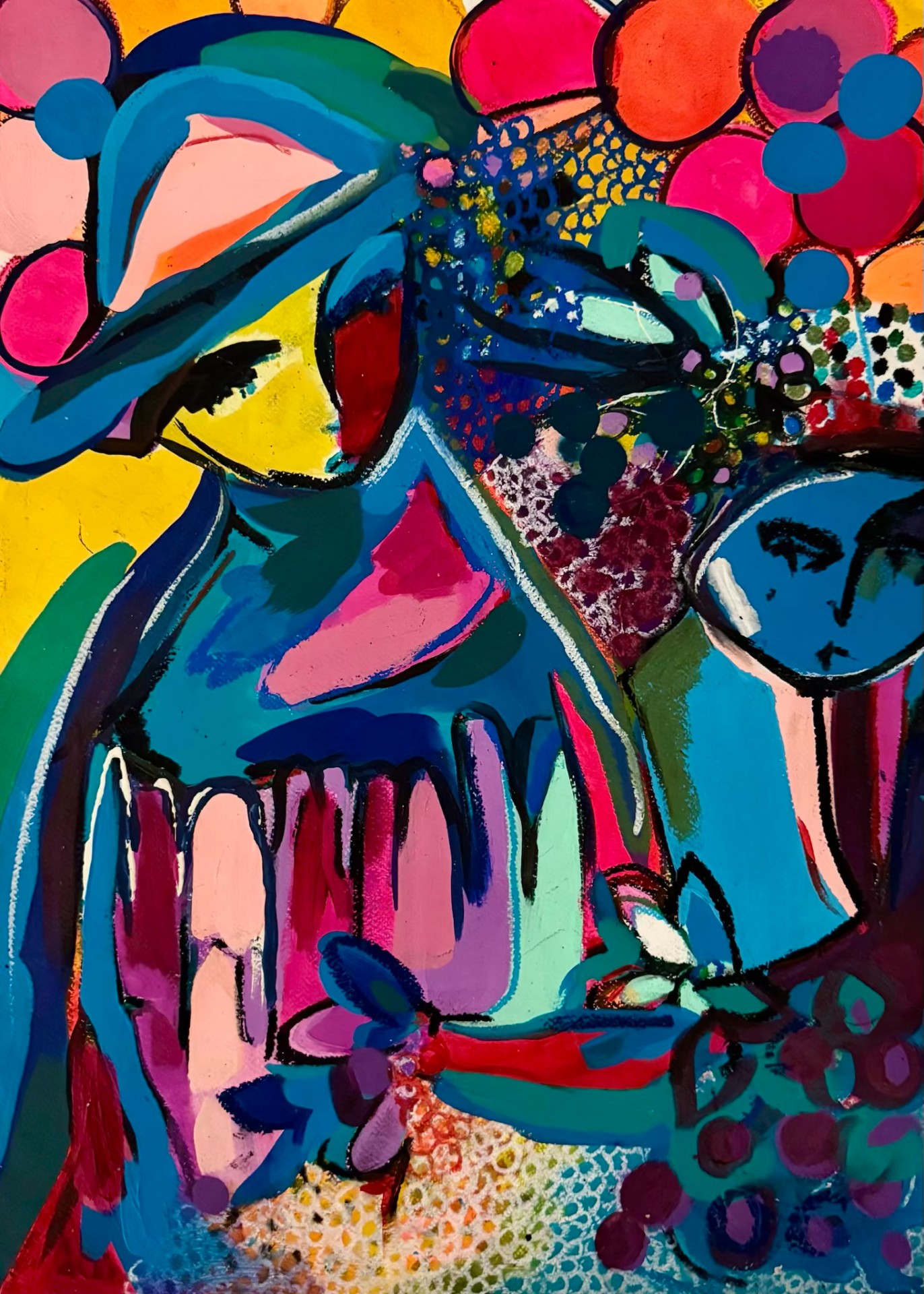 Painting by Carla Negrón — acrylic on canvas