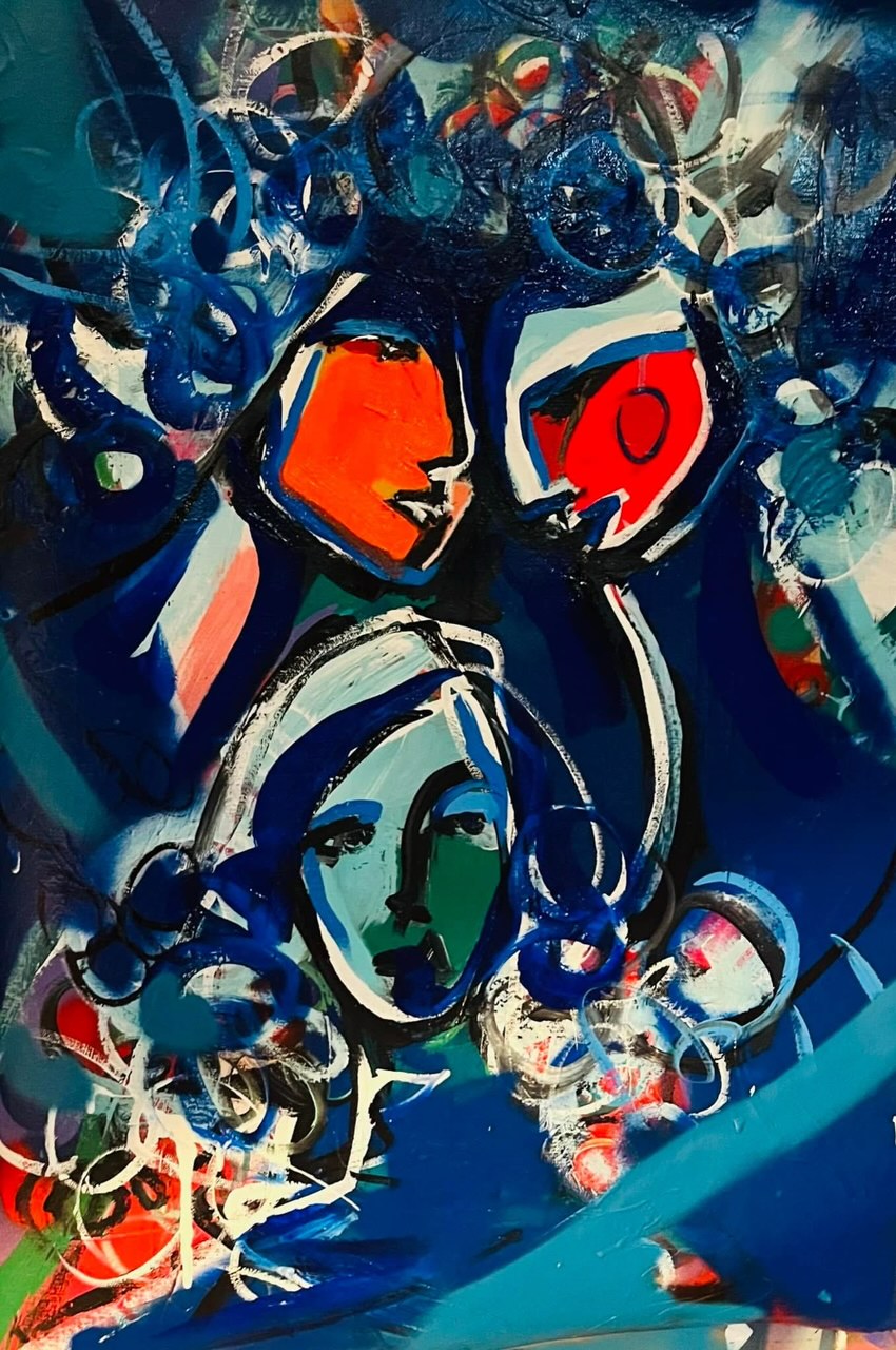Painting by Carla Negrón — acrylic on canvas