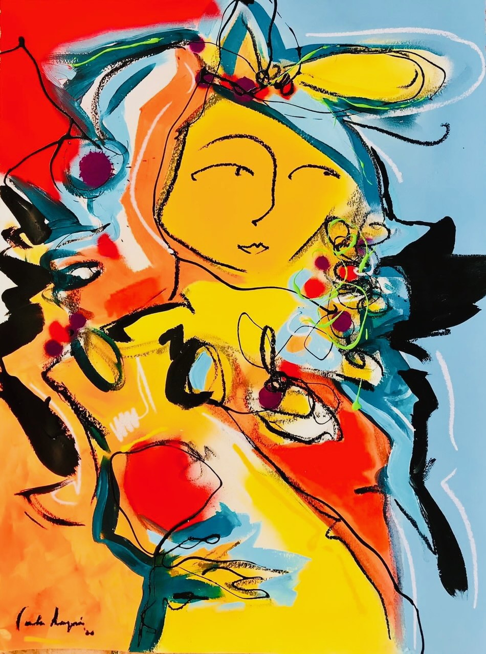 Painting by Carla Negrón — acrylic on canvas
