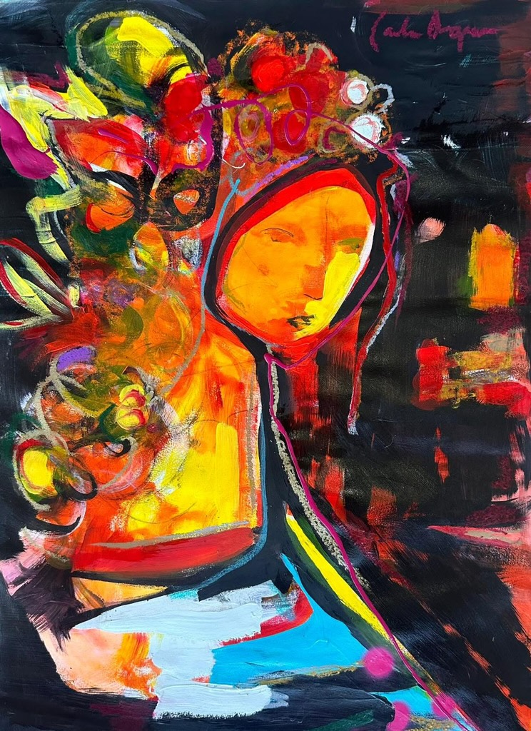 Painting by Carla Negrón — acrylic on canvas
