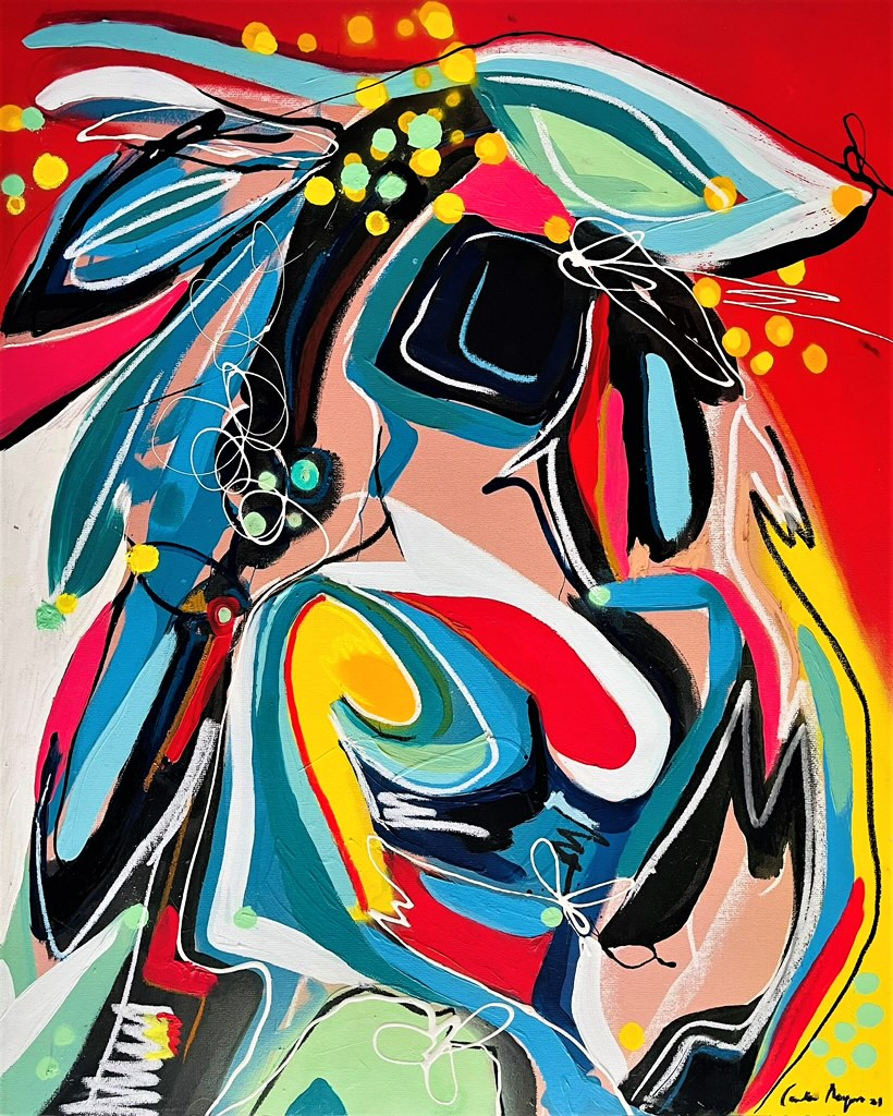 Painting by Carla Negrón — acrylic on canvas