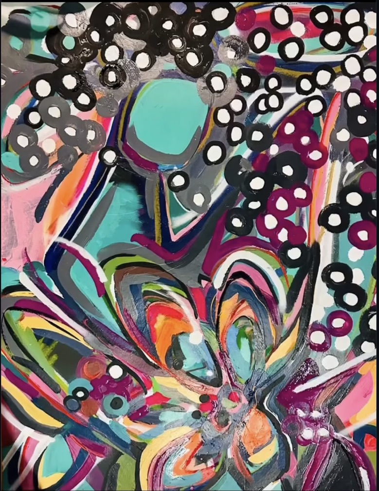 Painting by Carla Negrón — acrylic on canvas