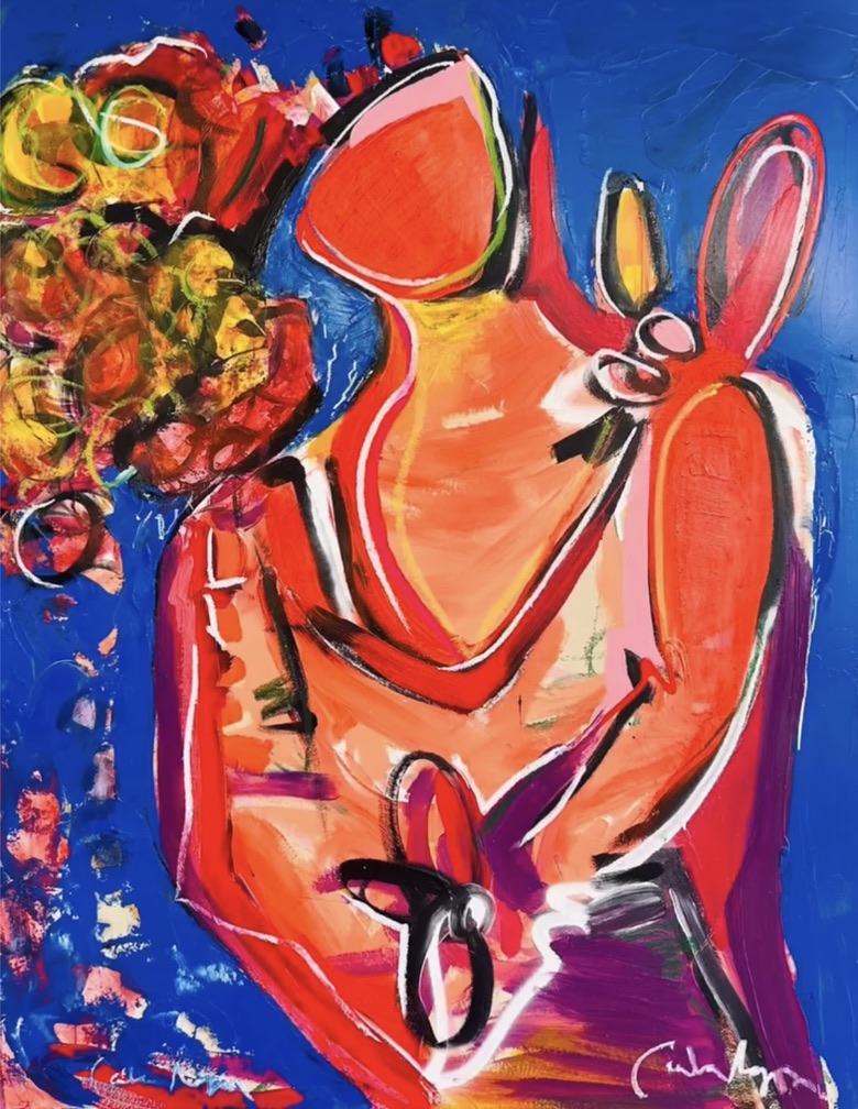 Painting by Carla Negrón — acrylic on canvas