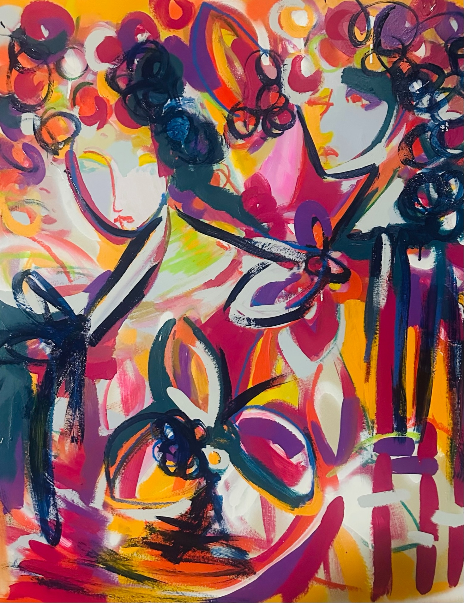 Painting by Carla Negrón — acrylic on canvas