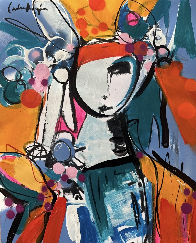 Painting by Carla Negrón — acrylic on canvas